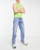 Collusion COLLUSION x005 straight leg jeans in mid blue - 2