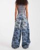 Collusion COLLUSION X007 XL baggy low rise jeans in camo-Multi - 2