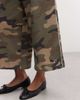 Collusion COLLUSION xl baggy ankle grazer shorts in camo-Green - 3