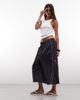 Collusion COLLUSION XL baggy longline nylon shorts in navy - 1