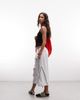 Collusion COLLUSION XL baggy longline nylon shorts in white - 2