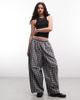 Collusion COLLUSION xl baggy plaid sweatpants - part of a set-Multi - 1