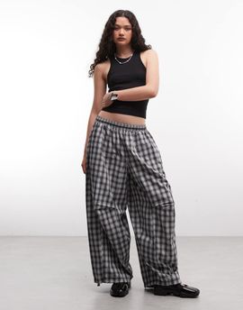 Collusion COLLUSION xl baggy plaid sweatpants - part of a set-Multi