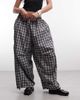 Collusion COLLUSION xl baggy plaid sweatpants - part of a set-Multi - 3