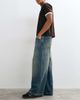 Collusion COLLUSION XL baggy skate jean in mid wash blue - 2