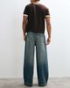 Collusion COLLUSION XL baggy skate jean in mid wash blue - 3