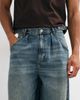 Collusion COLLUSION XL baggy skate jean in mid wash blue - 4
