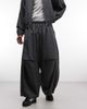 Collusion COLLUSION XL baggy track pants in black plaid - 2