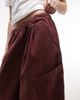 Collusion COLLUSION XL balloon cargo pants in plum-Purple - 4
