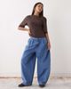 Collusion COLLUSION XL balloon jeans in marble wash-Navy - 1