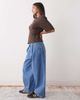 Collusion COLLUSION XL balloon jeans in marble wash-Navy - 2