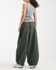 Collusion COLLUSION XL balloon leg pants in khaki-Green - 2