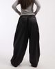Collusion COLLUSION XL balloon pants in black satin - 2