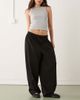 Collusion COLLUSION XL balloon pants with linen in black - 1