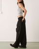 Collusion COLLUSION XL balloon pants with linen in black - 2