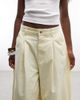 Collusion COLLUSION XL balloon pants with pleats in buttermilk-Yellow - 3