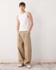 Collusion COLLUSION XL balloon pull on pleated pants in stone-Neutral - 2