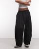Collusion COLLUSION XL balloon trouser in black - 2