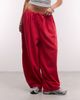 Collusion COLLUSION XL pull-on balloon pants in washed red - 2
