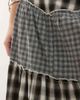 Collusion COLLUSON spliced maxi skirt in gray plaid - 4