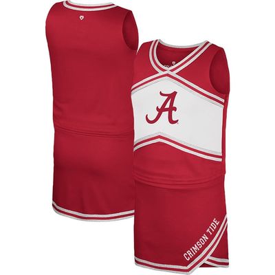 COLOSSEUM Girls Youth Colosseum Crimson Alabama Crimson Tide Cheerleader Top & Skirt Set 