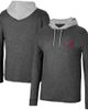 COLOSSEUM Men's Colosseum Black Alabama Crimson Tide Ballot Waffle-Knit Thermal Long Sleeve Hoodie T-Shirt  - 1