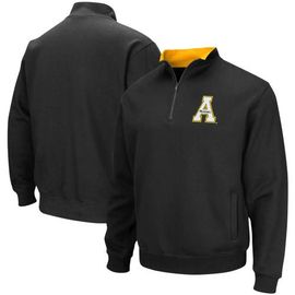 COLOSSEUM Men's Colosseum Black Appalachian State Mountaineers Tortugas Logo Quarter-Zip Pullover Jacket 