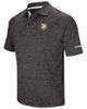 COLOSSEUM Men's Colosseum Black Army Black Knights Big & Tall Down Swing Polo  - 1