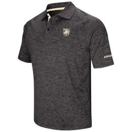 COLOSSEUM Men's Colosseum Black Army Black Knights Big & Tall Down Swing Polo 