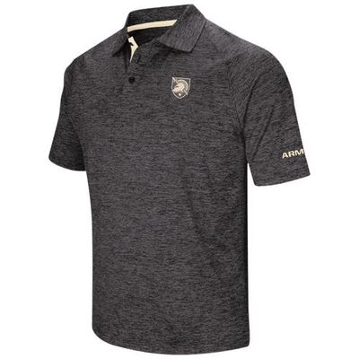 COLOSSEUM Men's Colosseum Black Army Black Knights Big & Tall Down Swing Polo 