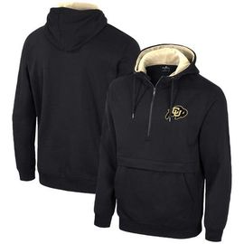 COLOSSEUM Men's Colosseum Black Colorado Buffaloes Half-Zip Hoodie 