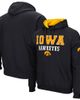 COLOSSEUM Men's Colosseum Black Iowa Hawkeyes Sunrise Pullover Hoodie  - 1
