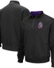 COLOSSEUM Men's Colosseum Black James Madison Dukes Tortugas Logo Quarter-Zip Jacket  - 1
