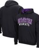 COLOSSEUM Men's Colosseum Black Northwestern Wildcats Double Arch Pullover Hoodie  - 1