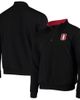 COLOSSEUM Men's Colosseum Black Stanford Cardinal Tortugas Logo Quarter-Zip Jacket  - 1