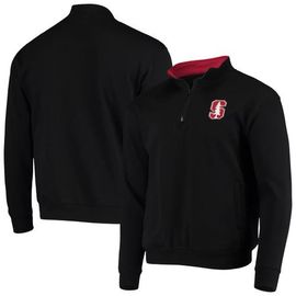 COLOSSEUM Men's Colosseum Black Stanford Cardinal Tortugas Logo Quarter-Zip Jacket 