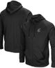 COLOSSEUM Men's Colosseum Black Washington State Cougars Blackout 3.0 Tonal Raglan Full-Zip Hoodie  - 1