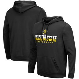 COLOSSEUM Men's Colosseum Black Wichita State Shockers Lantern Pullover Hoodie 