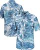 COLOSSEUM Men's Colosseum Blue Pitt Panthers Realtree Aspect Charter Full-Button Fishing Shirt  - 1