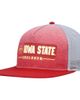 COLOSSEUM Men's Colosseum Cardinal/Gray Iowa State Cyclones Snapback Hat  - 1