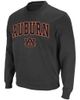 COLOSSEUM Men's Colosseum Charcoal Auburn Tigers Arch & Logo Crew Neck Sweatshirt  - 1