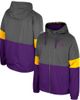 COLOSSEUM Men's Colosseum Charcoal LSU Tigers Miles Full-Zip Jacket  - 1