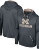 COLOSSEUM Men's Colosseum Charcoal Michigan Wolverines OHT Military Appreciation Pullover Hoodie  - 1