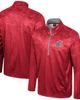 COLOSSEUM Men's Colosseum Crimson Washington State Cougars The Machine Half-Zip Jacket  - 1