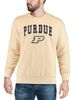 COLOSSEUM Men's Colosseum Gold Purdue Boilermakers Arch & Logo Crew Neck Sweatshirt - 4