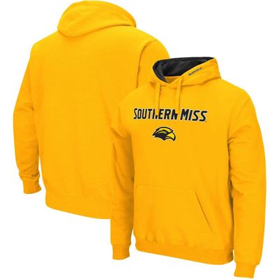 COLOSSEUM Men's Colosseum Gold Southern Miss Golden Eagles Arch and Logo Pullover Hoodie 