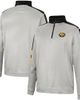 COLOSSEUM Men's Colosseum Gray/Black Iowa Hawkeyes Bushwood Fleece Quarter-Zip Jacket  - 1