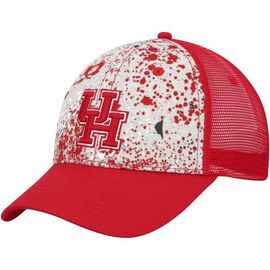 COLOSSEUM Men's Colosseum Gray/Red Houston Cougars Love Fern Trucker Snapback Hat 