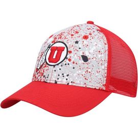 COLOSSEUM Men's Colosseum Gray/Red Utah Utes Love Fern Trucker Snapback Hat 