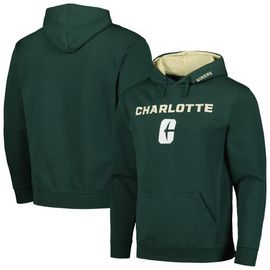 COLOSSEUM Men's Colosseum Green Charlotte 49ers Arch and Logo Pullover Hoodie 